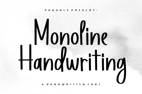 Download Monoline Handwriting - Handwriting Collection